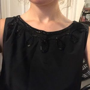 Laura Ashley Silk Little Black Dress